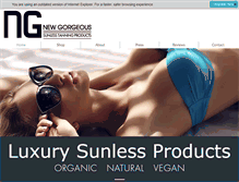 Tablet Screenshot of ngsunless.com